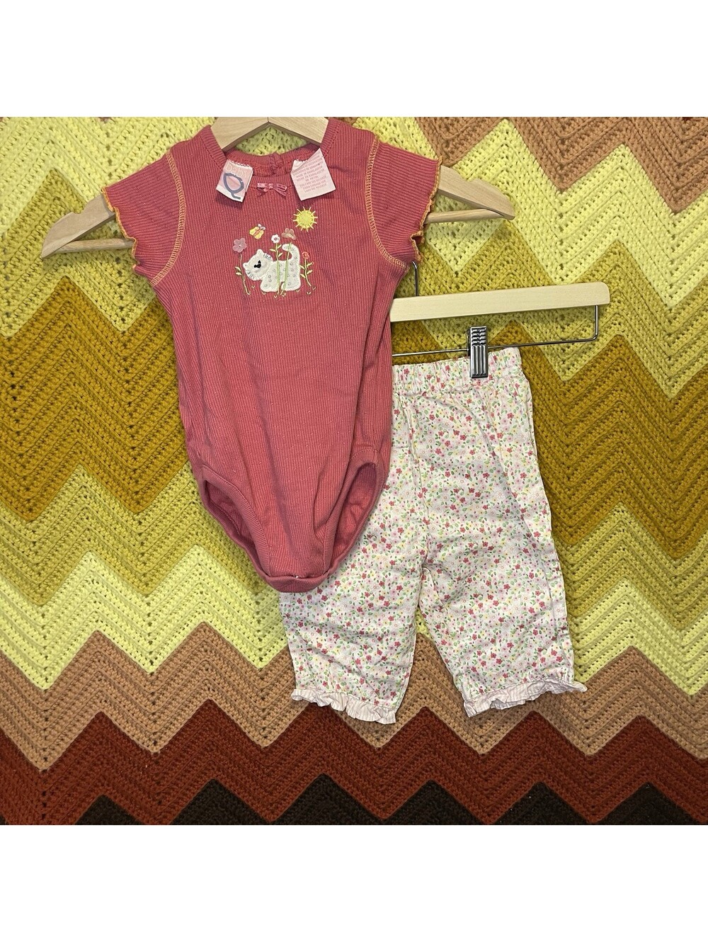 Vintage 2000s Y2K  Cute & Comfy Combo Cats for Girls 18 Months Baby Q Set